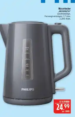 Marktkauf Philips wasserkocher hd9318/10 Angebot