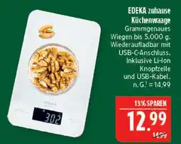 Marktkauf Edeka zuhause küchenwaage Angebot