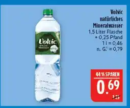 Marktkauf Volvic natürliches mineralwasser Angebot