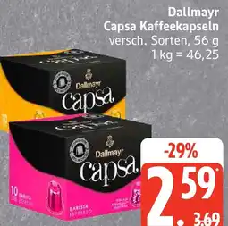 Edeka Dallmayr Capsa Kaffeekapseln Angebot