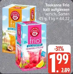 Edeka Teekanne Frio kalt aufgiessen Angebot