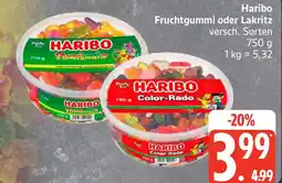 Edeka Haribo Fruchtgummi oder Lakritz Angebot