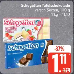 Edeka Schogetten Tafelschokolade Angebot