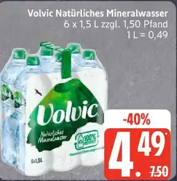 Edeka Volvic Natürliches Mineralwasser Angebot