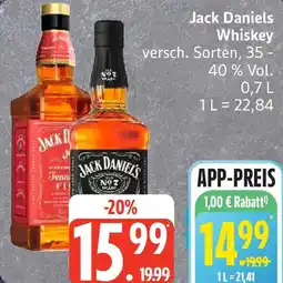 Edeka Jack Daniels Whiskey Angebot
