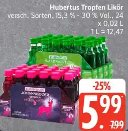 Edeka Hubertus Tropfen Likör Angebot