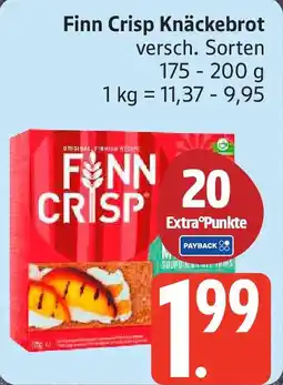 Edeka Finn Crisp Knäckebrot Angebot