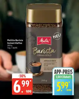 Edeka Melitta Barista Instant Kaffee Angebot