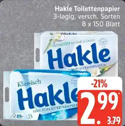 Edeka Hakle Toilettenpapier Angebot