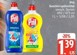 Edeka Pril Geschirrspülmittel Angebot