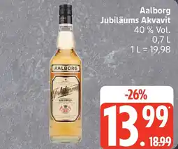 Edeka Aalborg Jubiläums Akvavit Angebot