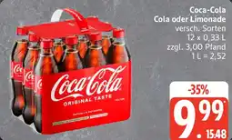 Edeka Coca-Cola Cola oder Limonade Angebot