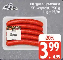 Edeka Gutfleisch Merguez Bratwurst Angebot