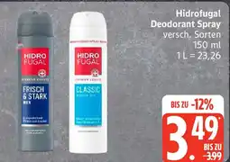 Edeka Hidrofugal Deodorant Spray Angebot
