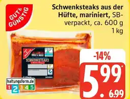 Edeka GUT& GÜNSTIG haltungsform.de Hüfte, mariniert Angebot