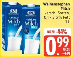 Edeka Weihenstephan Haltbare Milch Angebot