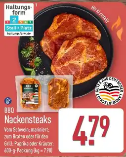 Aldi Nord BBQ Nackensteaks Angebot