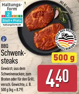 Aldi Nord BBQ Schwenksteaks Angebot