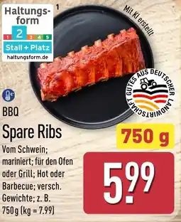 Aldi Nord BBQ Spare Ribs Angebot
