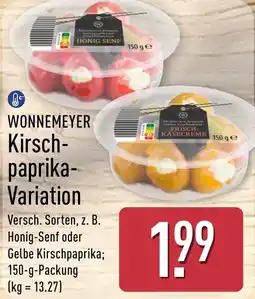 Aldi Nord WONNEMEYER Kirschpaprika- Variation Angebot
