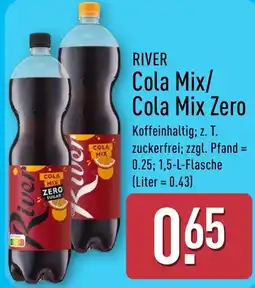 Aldi Nord RIVER Cola Mix/ Cola Mix Zero Angebot