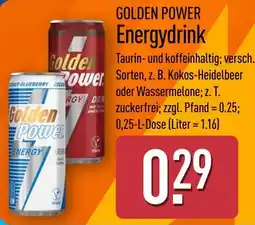 Aldi Nord GOLDEN POWER Energydrink Angebot