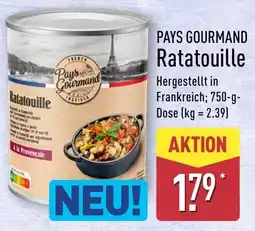 Aldi Nord PAYS GOURMAND Ratatouille Angebot
