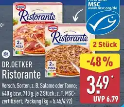 Aldi Nord DR.OETKER Ristorante Angebot