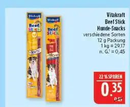 Marktkauf Vitakraft beef stick hunde-snacks Angebot