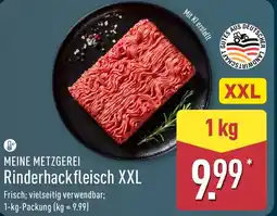 Aldi Nord MEINE METZGEREI Rinderhackfleisch XXL Angebot