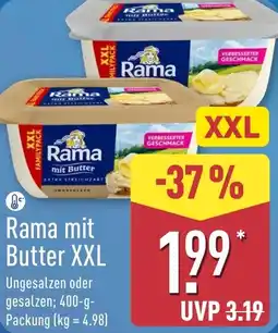 Aldi Nord Rama mit Butter XXL Angebot