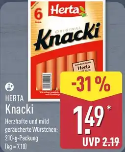 Aldi Nord Herta Knacki Angebot
