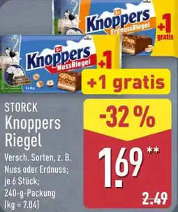 Aldi Nord STORCK Knoppers Riegel Angebot