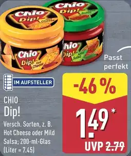 Aldi Nord CHIO Dip! Hot Cheese oder Mild Salsa Angebot
