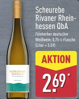 Aldi Nord Scheurebe Rivaner Rhein- hessen QbA Angebot