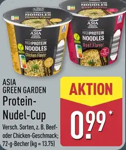 Aldi Nord ASIA GREEN GARDEN Protein- Nudel-Cup Angebot