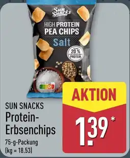 Aldi Nord SUN SNACKS Protein- Erbsenchips Angebot