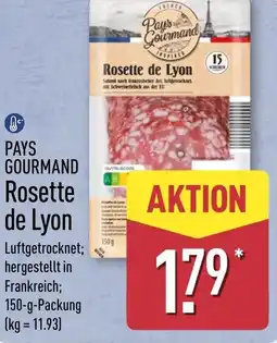 Aldi Nord PAYS GOURMAND Rosette de Lyon Angebot