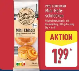 Aldi Nord PAYS GOURMAND Mini-Hefeschnecken Angebot