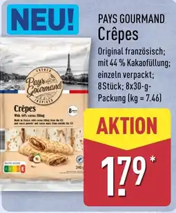 Aldi Nord PAYS GOURMAND Crêpes Angebot