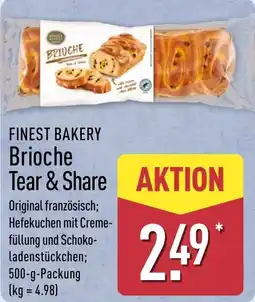 Aldi Nord FINEST BAKERY Brioche Tear & Share Angebot