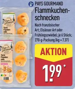 Aldi Nord PAYS GOURMAND Flammkuchenschnecken Angebot