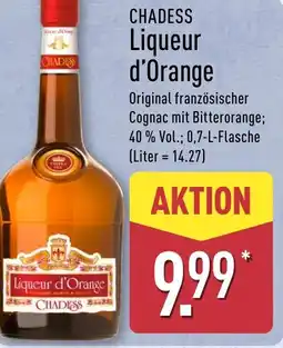 Aldi Nord CHADESS Liqueur d'Orange Angebot