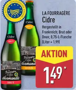 Aldi Nord LA FOURRAGÈRE Cidre Angebot