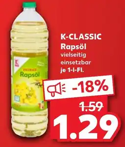Kaufland K-CLASSIC Rapsöl Angebot