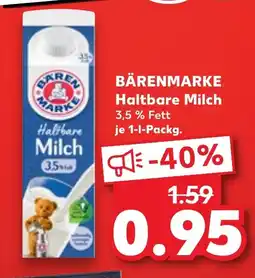 Kaufland BÄRENMARKE Haltbare Milch Angebot