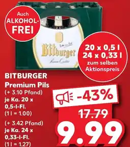 Kaufland BITBURGER Premium Pils Angebot