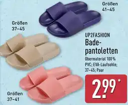 Aldi Nord UP2FASHION Badepantoletten Angebot