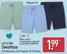 Aldi Nord LILY & DAN Sweathose Angebot