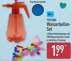 Aldi Nord TOYLINO Wasserballon- Set Angebot